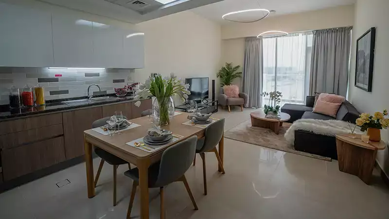 Kitchen and Dining Area - Azizi Shaista Residence